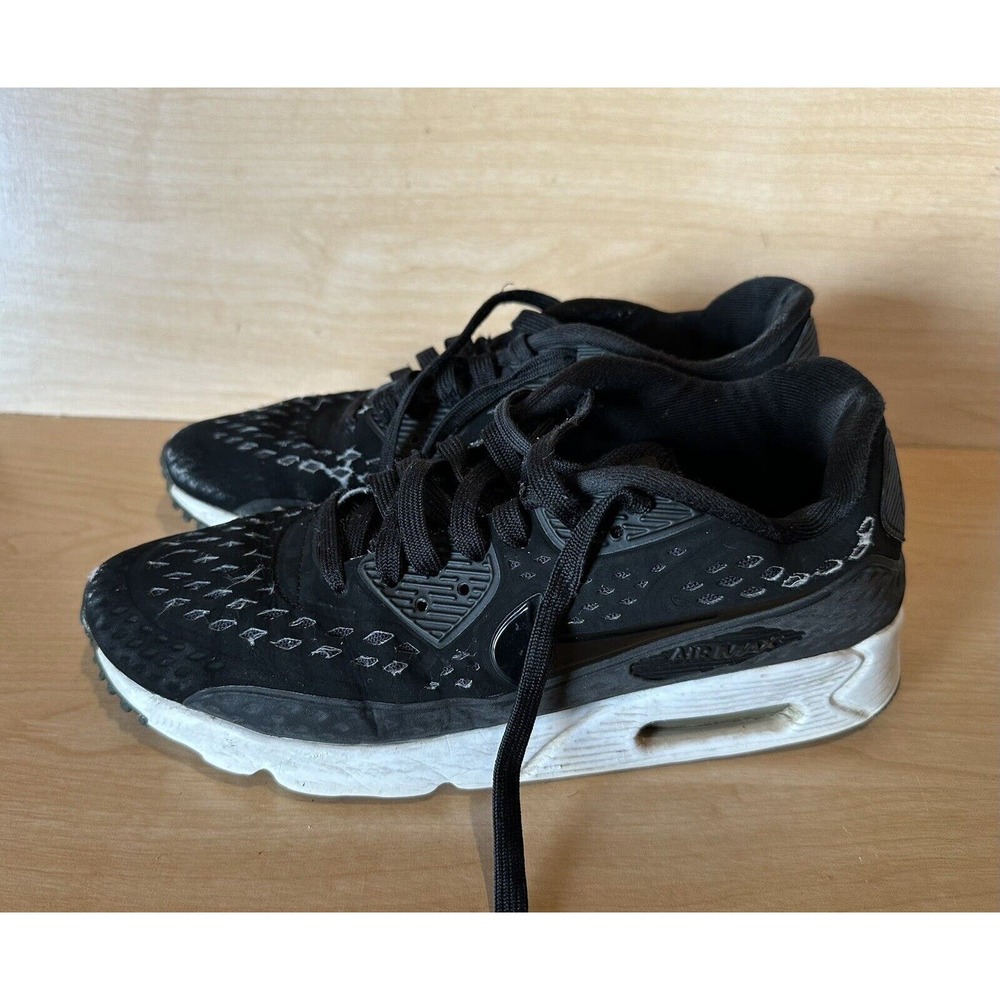 Nike Air Max 90 Ultra Breathe, 725222-001, Black, Mens Running Shoes, Size 8